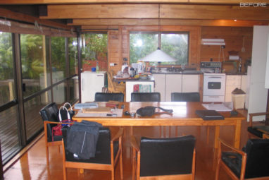 Whangapoua kitchen before renovation photo